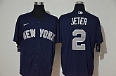 Yankees 2 Derek Jeter Navy Nike Cool Base Jersey,baseball caps,new era cap wholesale,wholesale hats